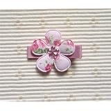 Baby Deer Clips　ヘアクリップ for ベビー　ビンテージフラワー (ピンク)