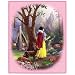 Disney Kinkade Snow Whites Castle Fleece Throw
