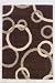 Hellenic Area Rugs: Santorini Shag Rug: SA05: Chocolate Multi: 4'X6' Rectangle