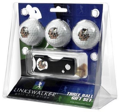 North Dakota Fighting Sioux 3 Golf Ball Gift Pack W/ Spring Action Tool - Ncaa College Athletics