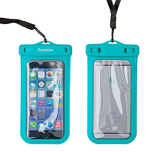 iPhone 6 Case, DandyCase SLIM Waterproof Case for Apple iPhone 6 (Will NOT fit iPhone 6 Plus or other smartphones) - IPX8 Certified to 100 Feet [Retail Packaging by DandyCase] (Aqua)