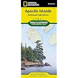 apostle islands national lakeshore national geographic trails illustrated map