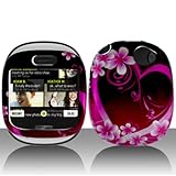 Sharp Kin 1 Cell Phone Purple Love Protective Case Faceplate Cover