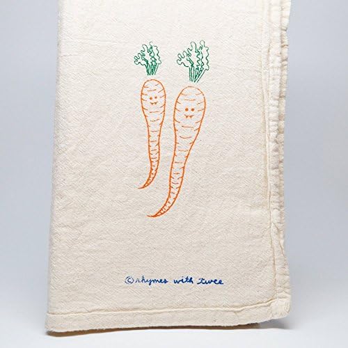 Vampire Carrot Kitchen Towel // Cara &amp; Sara Veggie Vampire