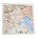 Yellowstone Topographical Map Bandana