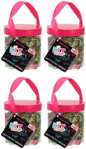 Expressions Girl 1200-piece Rainbow Color Latex-free Rubber Band Bracelet Loom Refill Pack* 4
