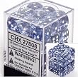 Chessex Nebula 12mm d6 Black w/White Dice Block 36 Dice