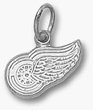 Detroit Red Wings Wing Logo 1/4 Charm - Sterling Silver Jewelry