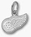 Detroit Red Wings Wing Logo 1/4 Charm - Sterling Silver Jewelry