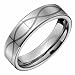 Exquisite Tungsten Carbide Ring Wedding Band - Comfort Fit