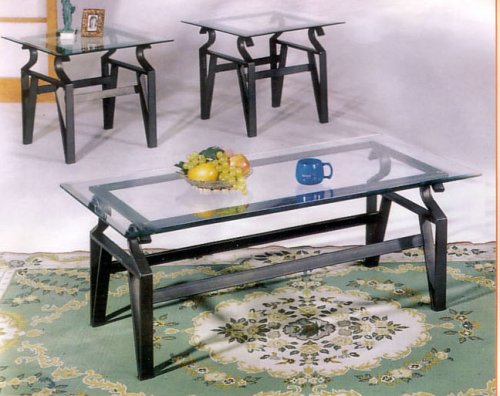 BEAUTIFUL 3-PC MODERN DESIGN TABLE SET