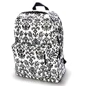 Paris Black White Damask Backpack by Room It Up