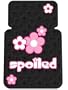 "Spoiled" Universal-Fit Molded Front Floor Mats - Set of 2