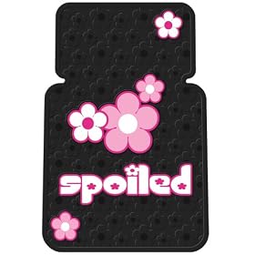"Spoiled" Universal-Fit Molded Front Floor Mats - Set of 2