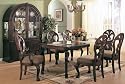 2 ELEGANT SOLID WOOD DINING ARM CHAIRS