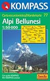  : Kompass Karten, Alpi Bellunesi: Wanderkarte