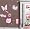 Butterfly Memos Dry Erase (Pink)