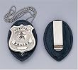 Leather Badge Holder (Includes Chain)