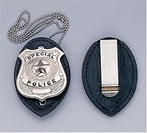 Leather Badge Holder (Includes Chain)