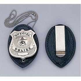 Leather Badge Holder (Includes Chain)