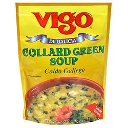 Vigo Collard Green Soup, 6-Ounce Pouches (Pack of 12)