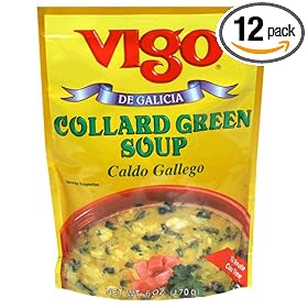 Vigo Collard Green Soup, 6-Ounce Pouches (Pack of 12) by Vigo