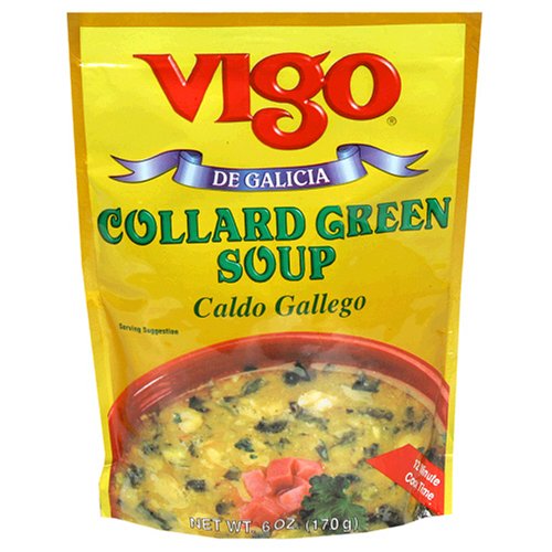 Vigo Collard Green Soup, 6-Ounce Pouches (Pack of 12) by Vigo
