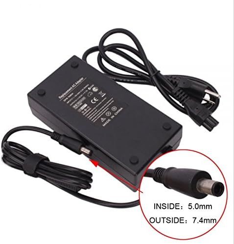 LotParts. New 19.5V 7.7A 150W PA-15 AC Adapter Charger Power Supply for Dell Alienware M15x, P08G laptop NADP-130AB, HP-AD130B13P, X408G, ADP-150EB 5.0 x 7.4 mm