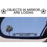 (2) Mirror Decals  OBJECTS IN MIRROR ARE LOSING for CHRYSLER PROWLER 300 SRT-8 HEMI... by Chrysler