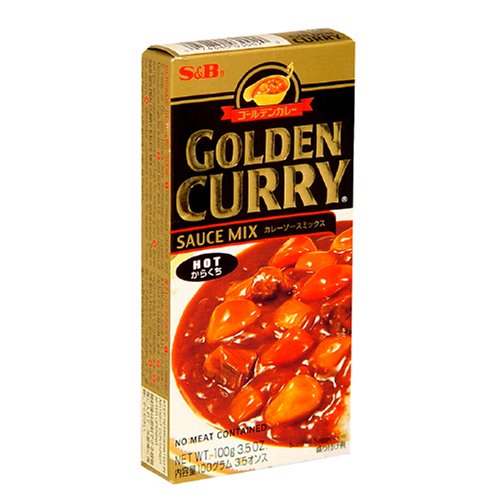 SunBird Golden Curry Mix, Hot, 3.5-Ounce Boxes (Pack of 12) by Sun Bird