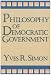 Philosophy Of Democratic Government (Charles R. Walgreen Foundation Lectures)