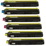 IMAGE OF Sophia Global Compatible Toner Cartridge Replacement for Brother TN210 (2 Cyan, 2 Magenta, 2 Yellow)