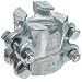 Dixon 206 Plated Iron Boss Clamp, 1-1/4" Hose ID, 1-56/64" - 2-4/64" Hose OD