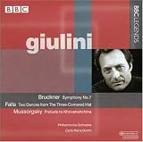 Revue Philharmonia Orchestra  / Bruckner : Symphonie n° 7 / Falla : 2 danses du Tricorne / Moussorgski : Prélude pour Khovanchina