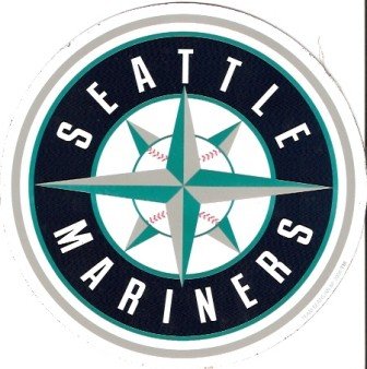 Seattle Mariners Logo MLB Car Magnet