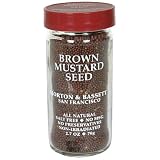 Morton & Bassett Mustard Seed, 2.7-Ounce Jars (Pack of 3)