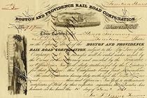 Art Poster, Boston and Providence Rail Road Corporation - 27.5 x 18.75