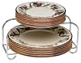 Lenox Holiday Tartan 12-Piece Dinnerware Set with Bonus Caddy, Service for 6
