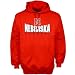 Nebraska Cornhuskers Red Over Under Hoody Sweatshirt