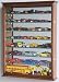 Large Mirrored back Hot Wheels / Matchbox / Diecast / Train Display Case Cabinet, Walnut