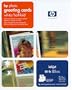 Hewlett Packard C6044A 10 Glossy Greeting Cards with Envelopes