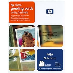Hewlett Packard C6044A 10 Glossy Greeting Cards with Envelopes