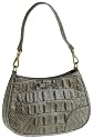 Miu Miu Women's Mini Reptile Leather Hobo, Olive