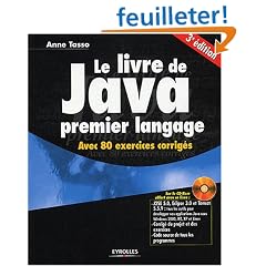 Le livre de Java : Premier langage (1C�d�rom)