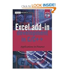 Excel Add-in Development in C/C++: Applications in Finance