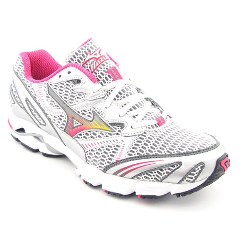 Mizuno Wave Rider 12 Running Shoes White Womens