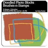 Photoshop Brushes - Doodled Photo Blocks Brushes and Stamps