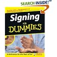 Signing for Dummies by Adan R., II Penilla and Angela Lee Taylor