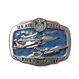 United States Air Force Fighter Pewter Belt Buckle