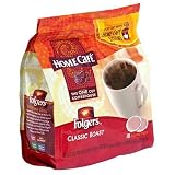 Folgers Home Cafe Coffee Pods, Classic Roast, 18-Count Packages (Pack of 6)
